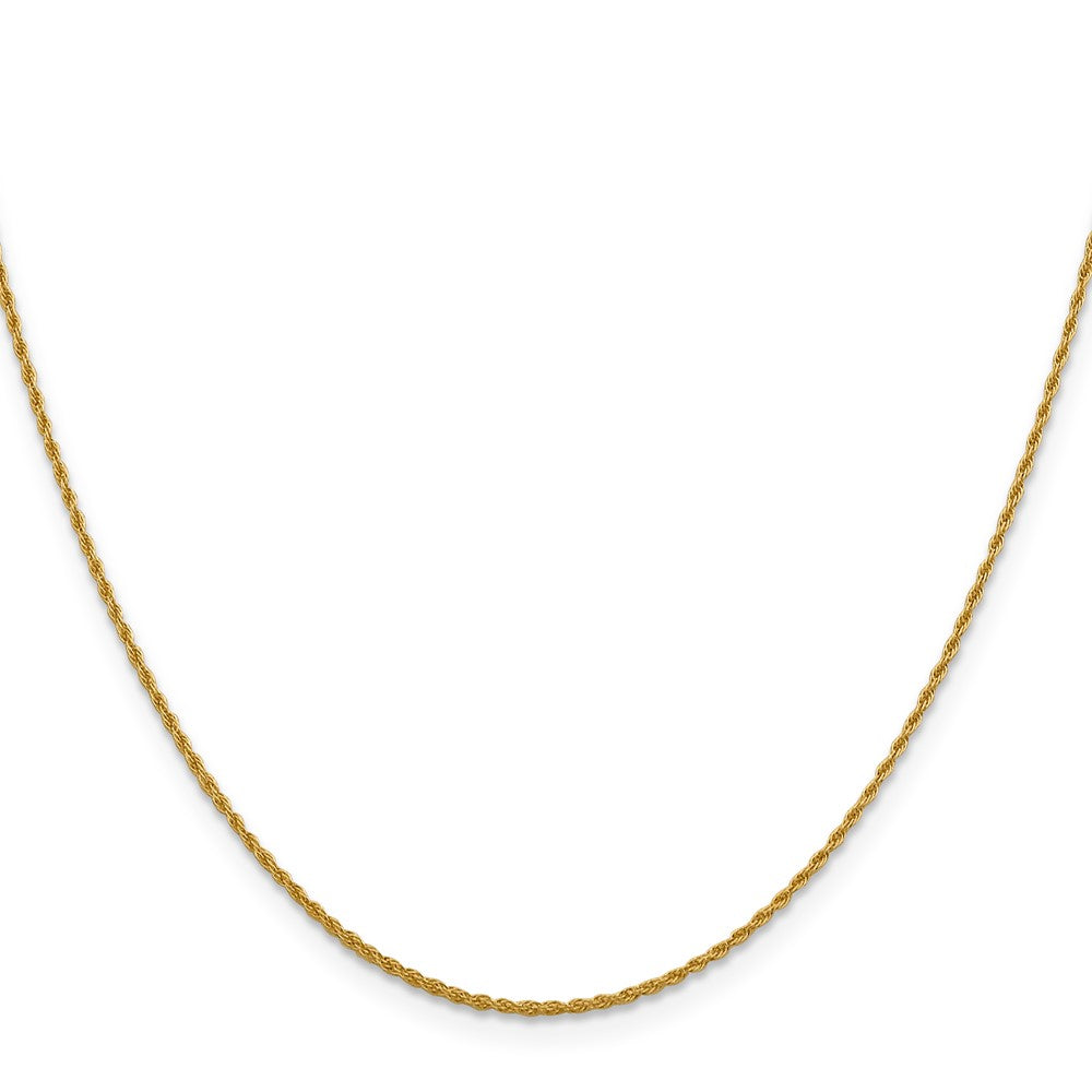 14K 1.3mm Loose Rope Chain