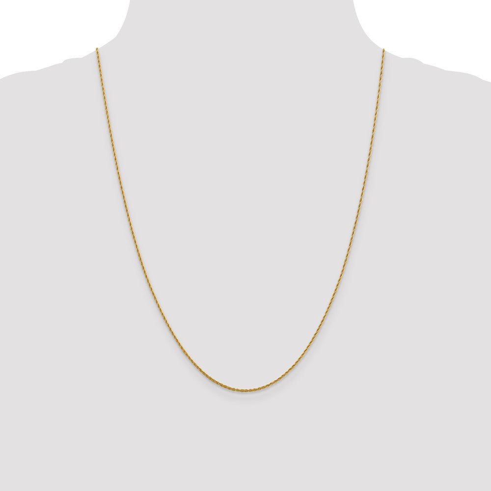 14K 1.3mm Loose Rope Chain