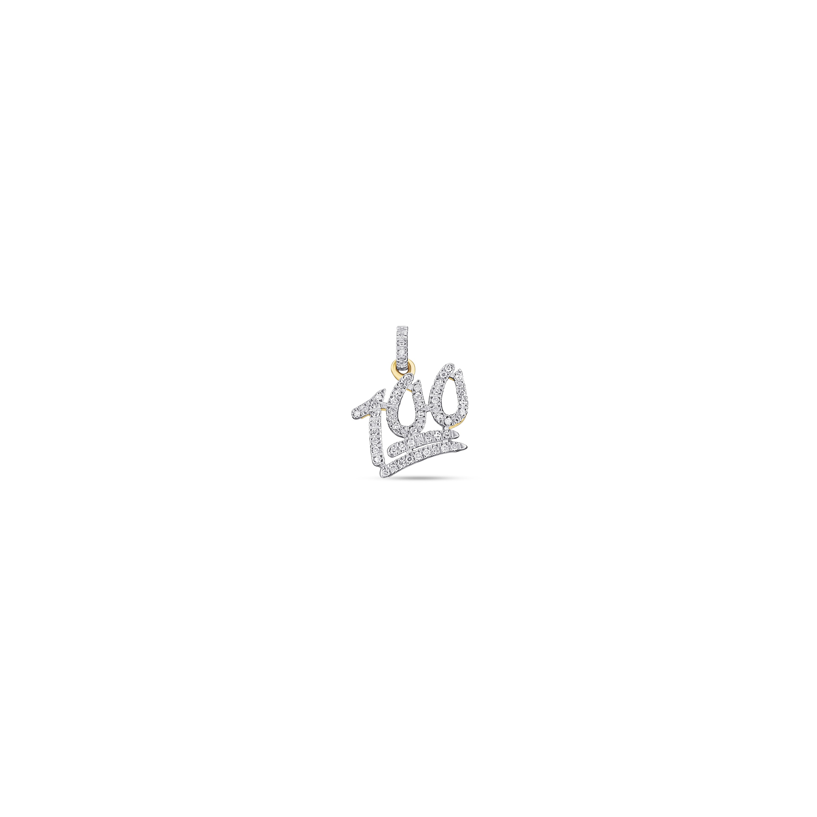 10K Yellow 0.09-0.11Ct D-100 Charm