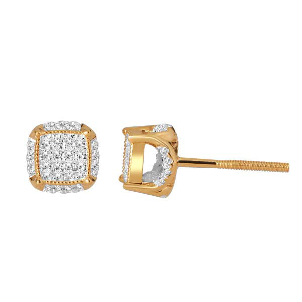 10K Yellow 0.15Ct D-Earring