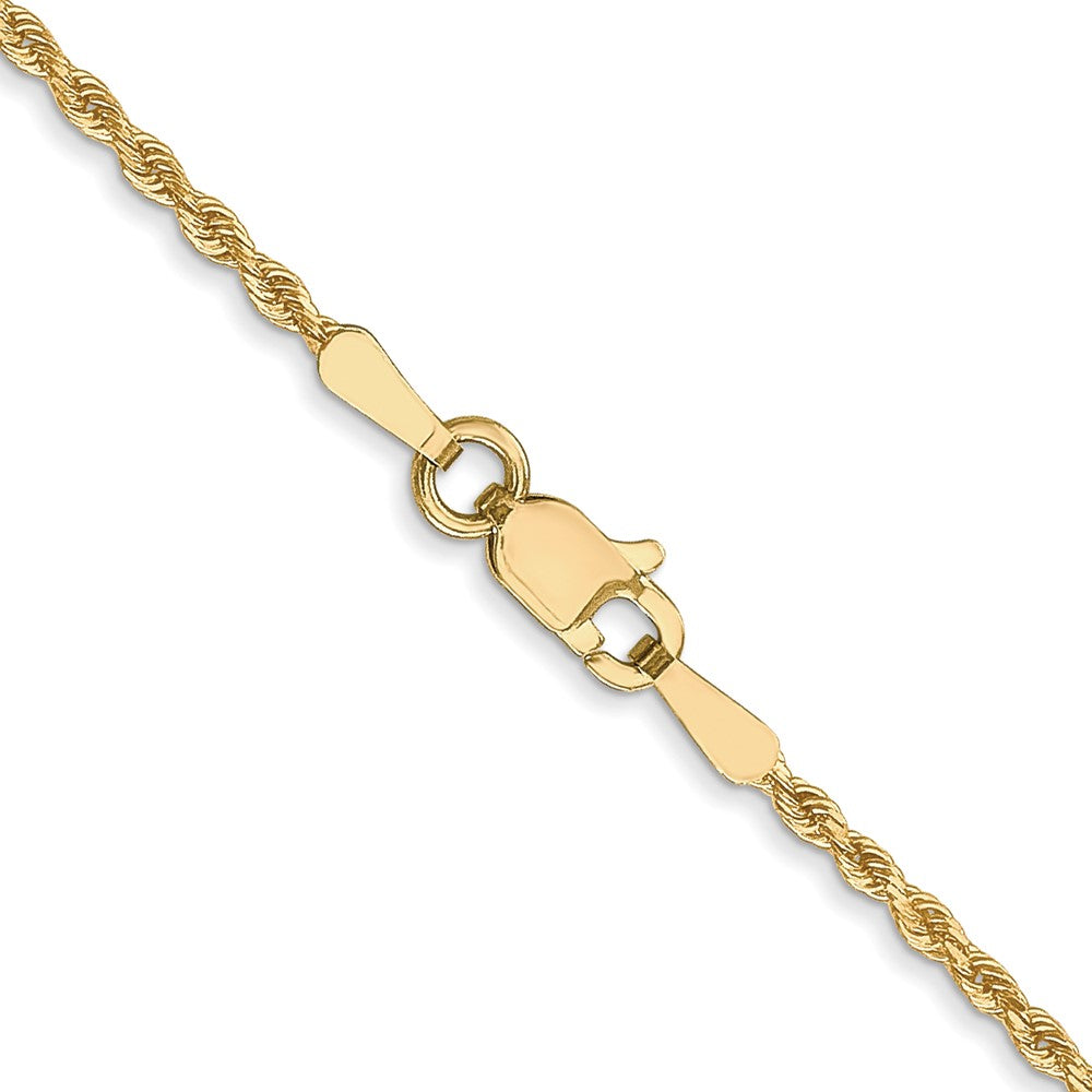 10K 1.75mm Diamond-Cut Rope Chain