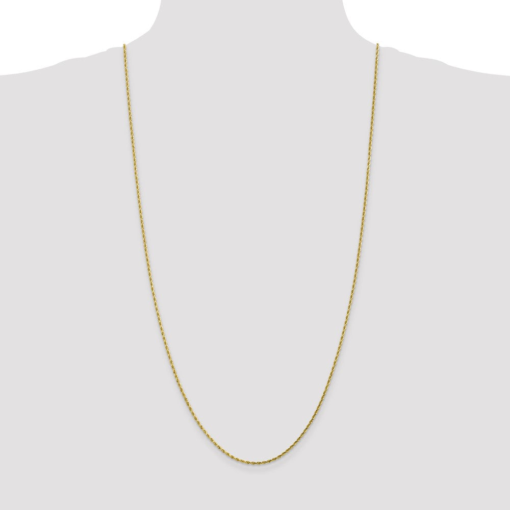 10K 2mm Diamond-Cut Rope Chain