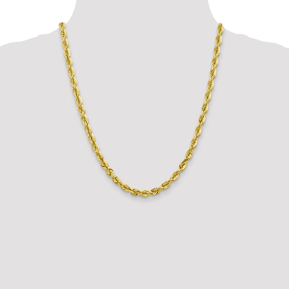 10K 5.5mm Diamond-Cut Rope Chain