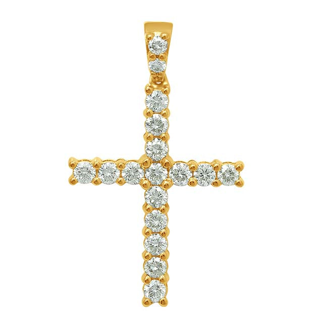 10K Yellow 1.98-2.04Ct D-Dark Cross