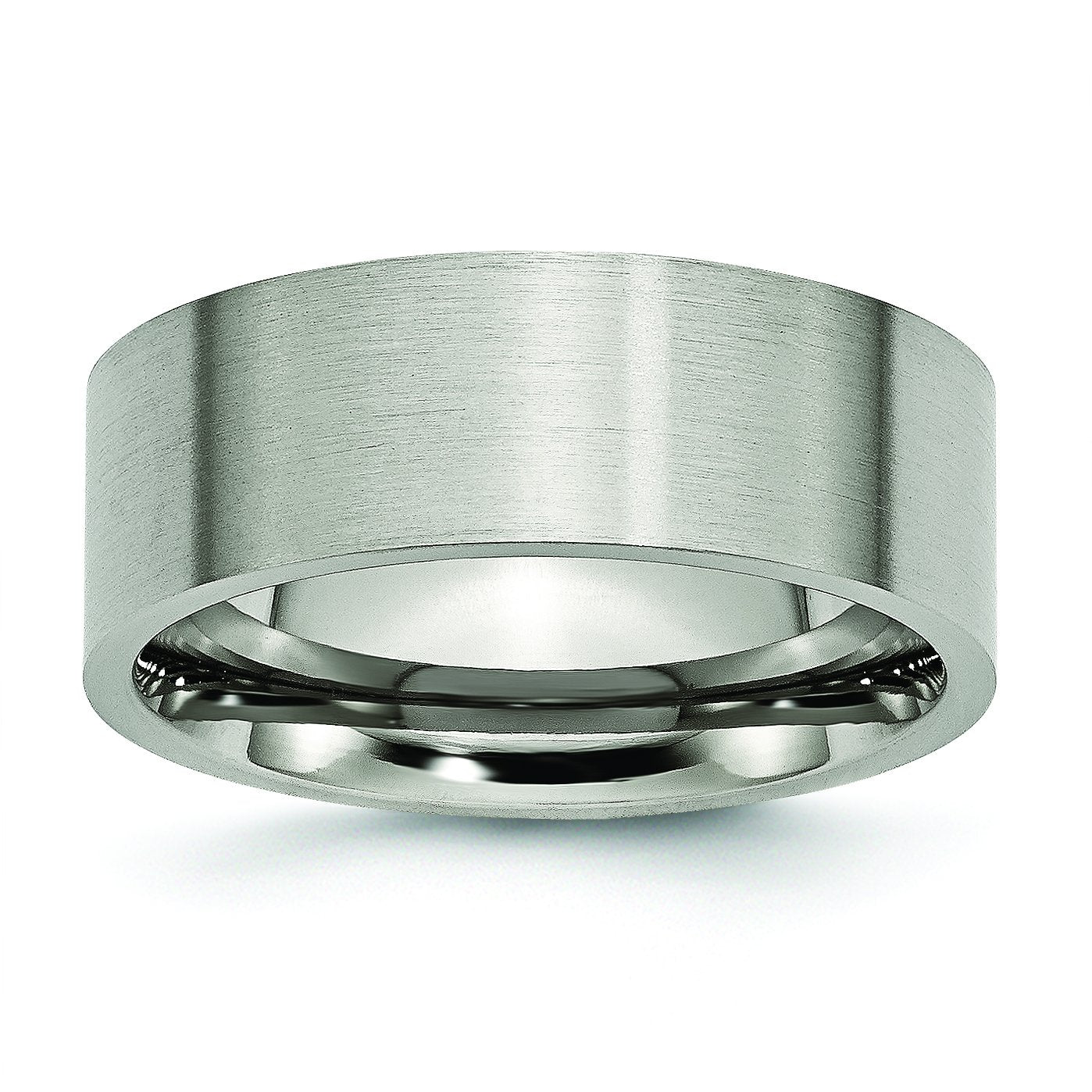 Titanium Flat 8mm Brushed Band TB33