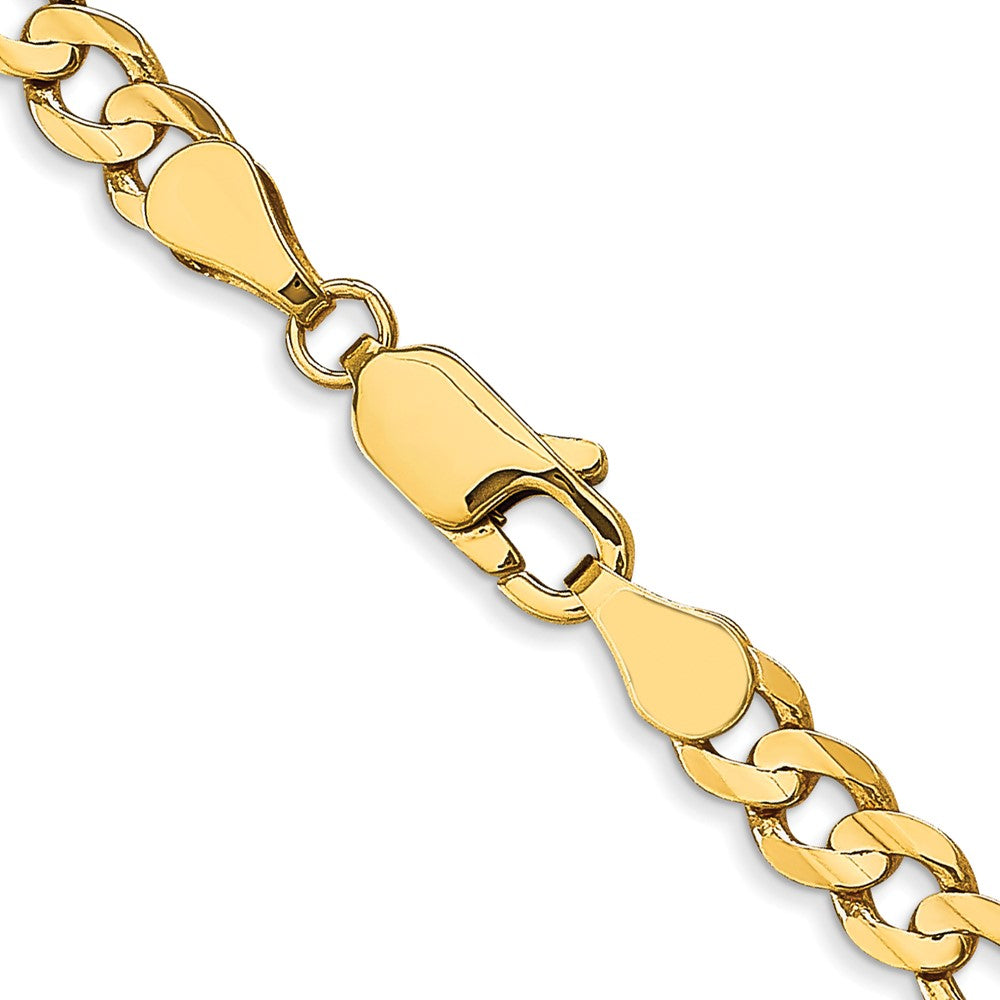 10K 4.5mm Concave Figaro Chain