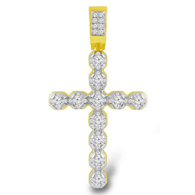 10K Yellowspl Price  0.95-1.00Ct D-Charm Cross