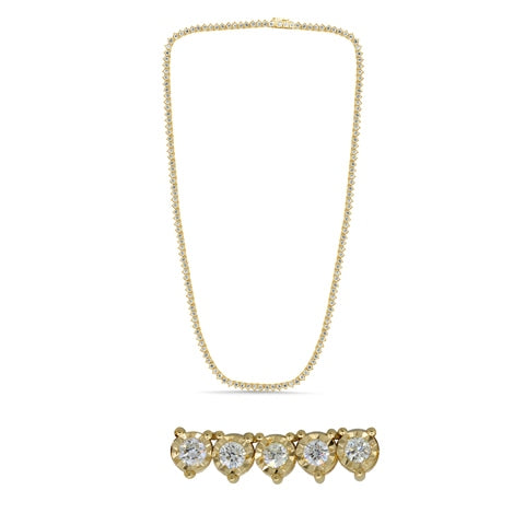 10K Yellow 8.11Ct D-Necklace