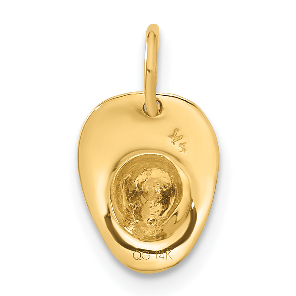 14k Fireman's Hat Charm A0412/L