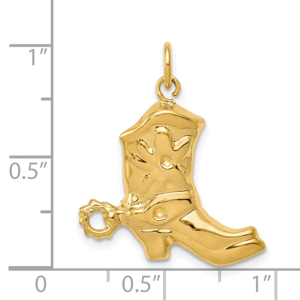 14k Boot Charm