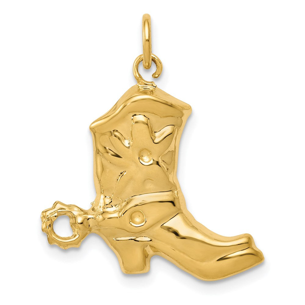 14k Boot Charm