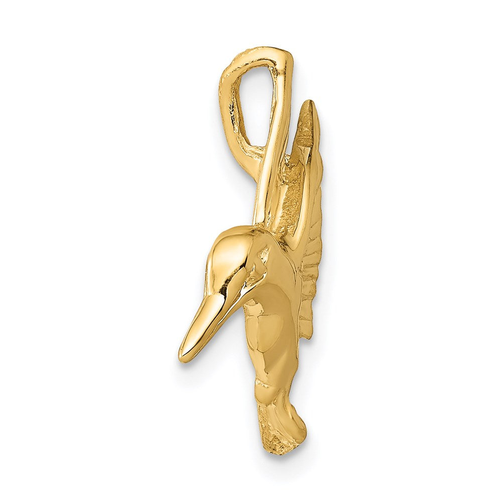 14k Hummingbird Chain Slide