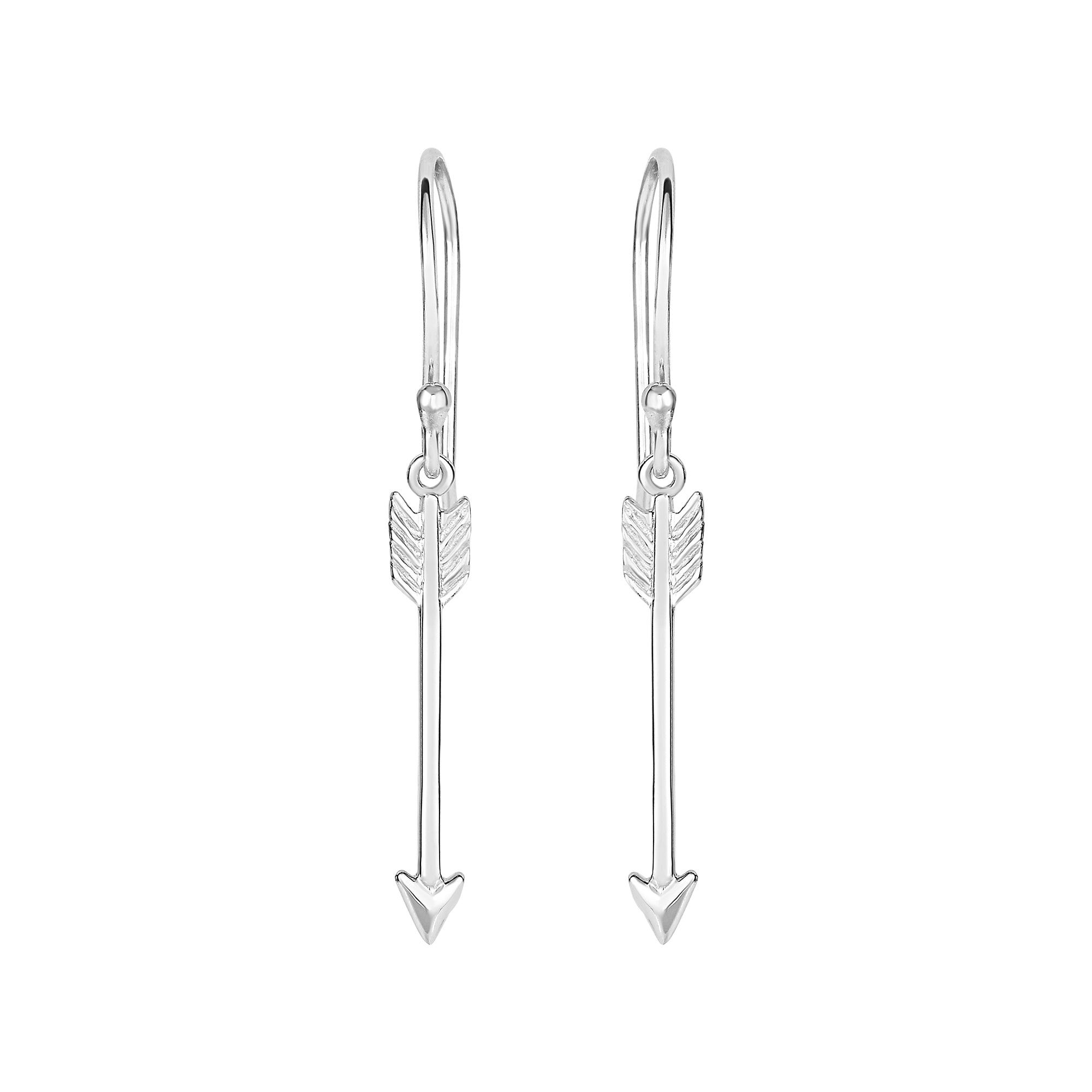 Sterling Silver Dangle Arrow Earring