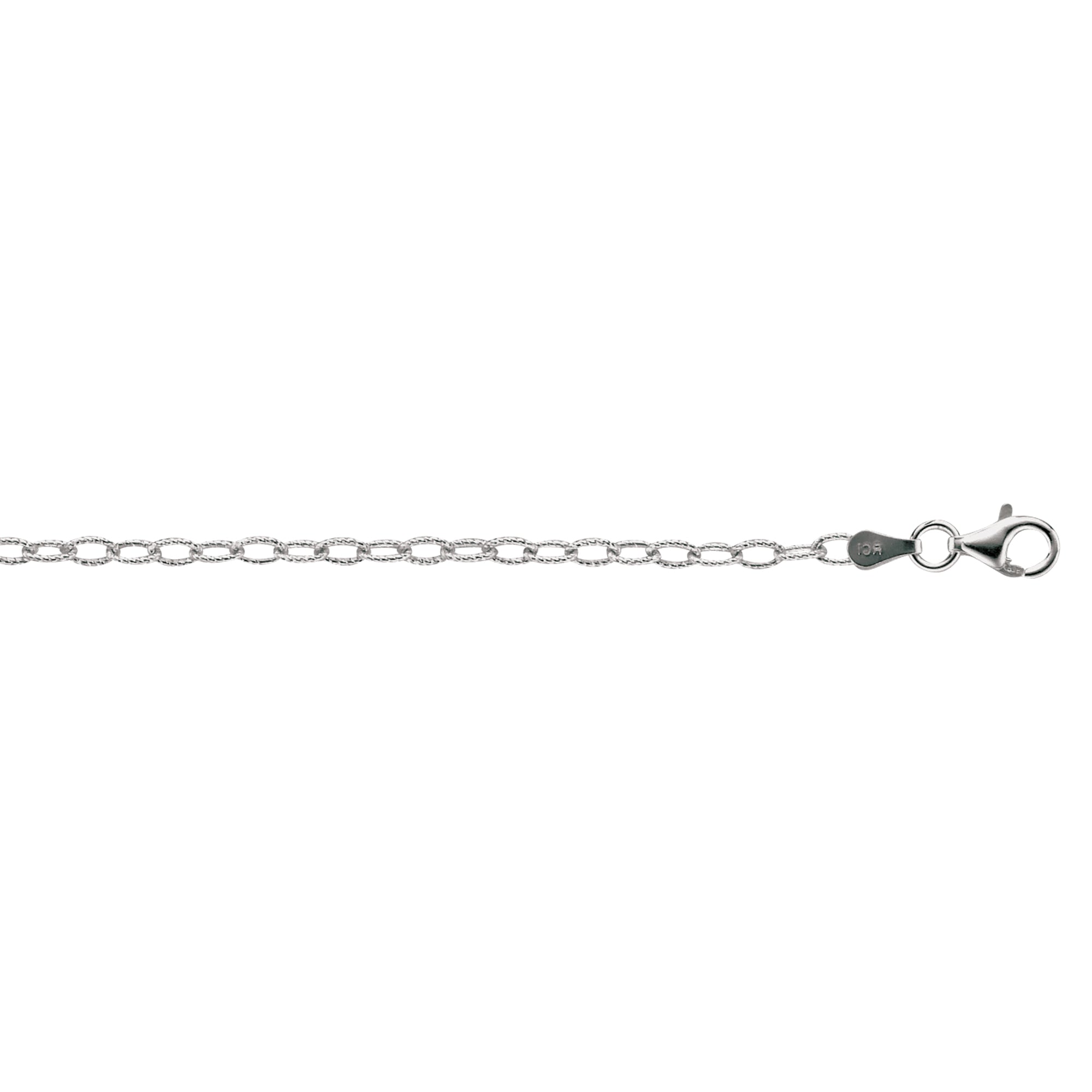 Silver 2.8mm Rolo 20" Chain with Lobster Lock