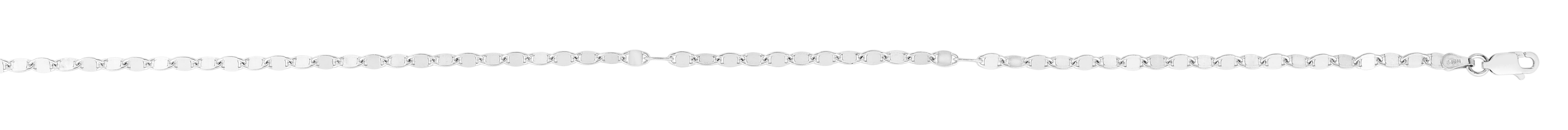 Sterling Silver 3.1mm Mirror 20" Chain with Lobster Clasp