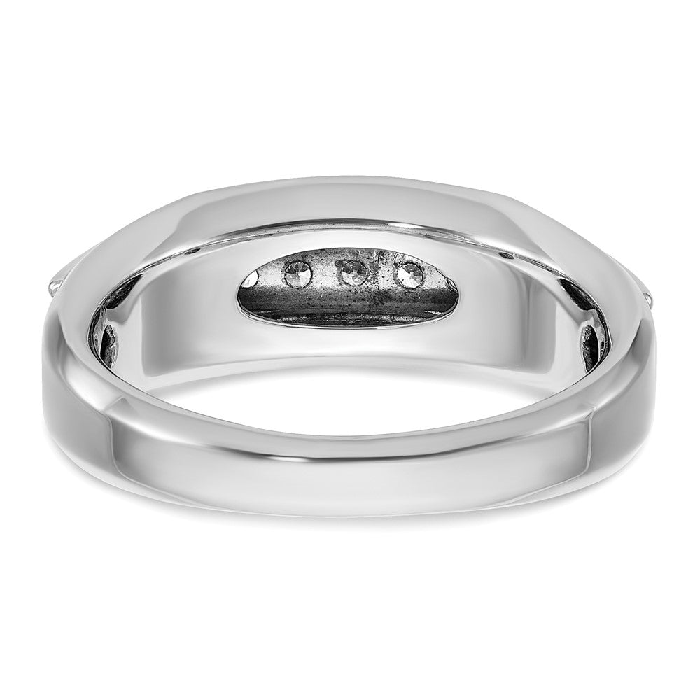 IBGoodman 14k Two-tone Men's Polished 5-Stone Ring Mounting