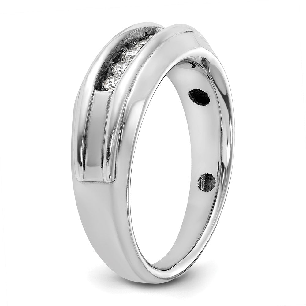 IBGoodman 14k Two-tone Men's Polished 5-Stone Ring Mounting