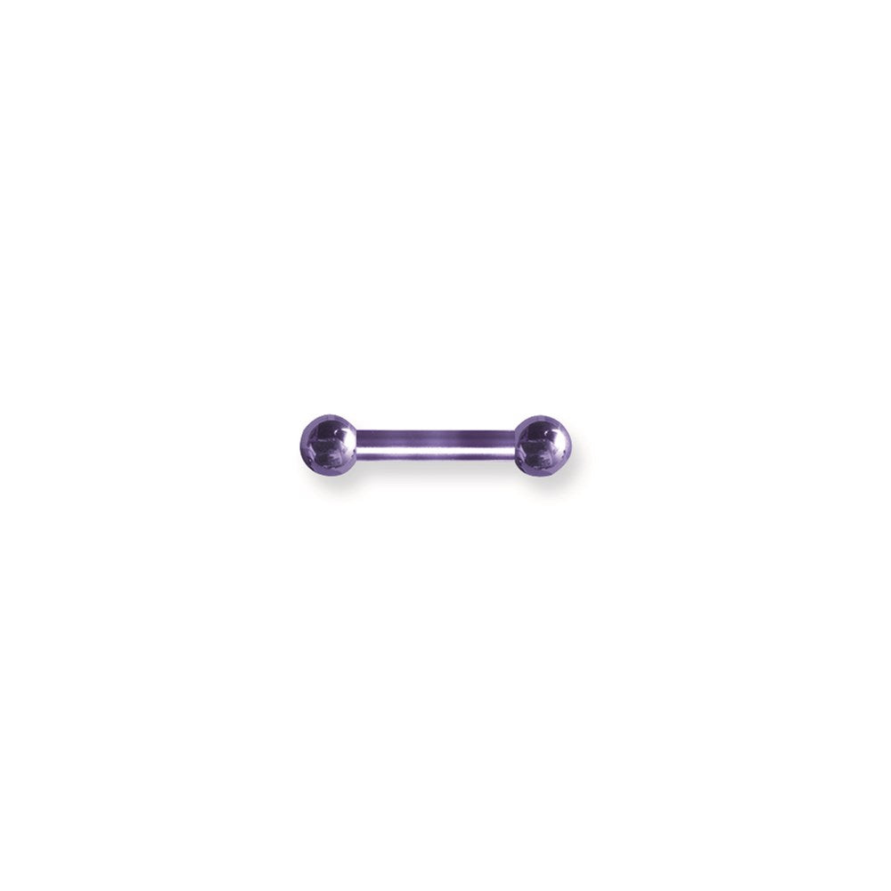 Solid Titanium BB 8G (3.2mm) 5/8 (15mm) Long w 6mm Titanium Balls Dream