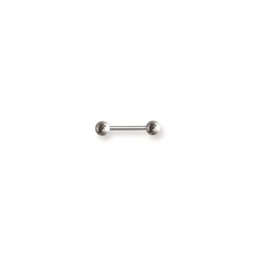 SGSS BB w Stl Balls 14G (1.6mm) 7/16 (12mm) Long w 5x5mm Ball Ends