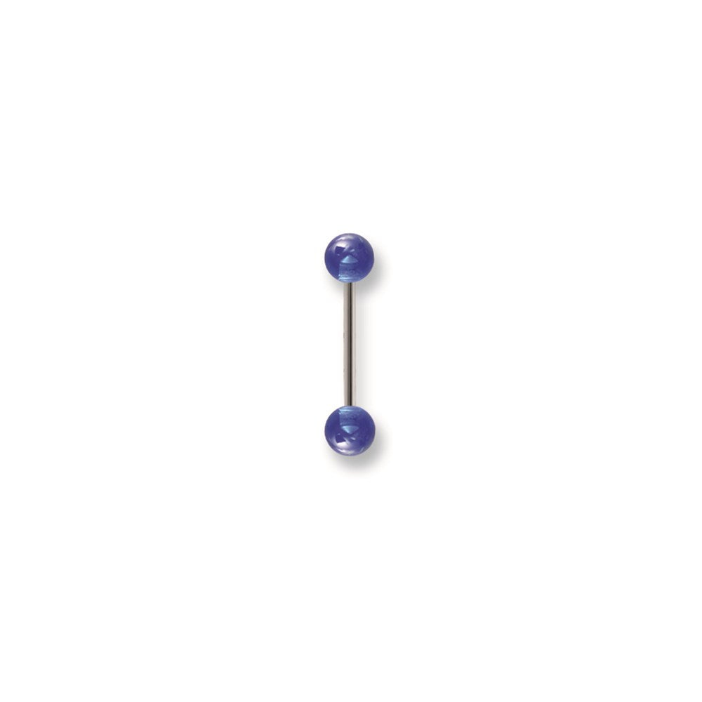 SGSS BB w UV Sensitive Clear Acrylic Balls 14G (1.6mm) 5/8 (15mm) Long