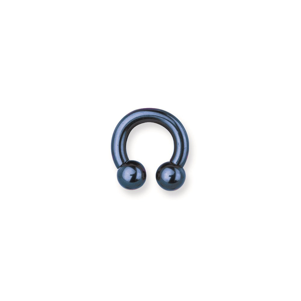 Solid Titanium Circ BB 6G (4.1mm) 1/2 (13mm) Dia Solid Titanium w 2 8mm