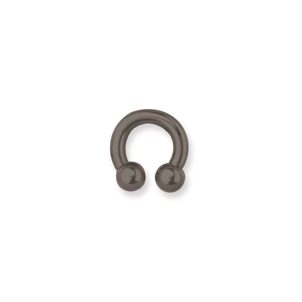 Solid Titanium Circ BB 6G (4.1mm) 1/2 (13mm) Dia Solid Titanium w 2 8mm