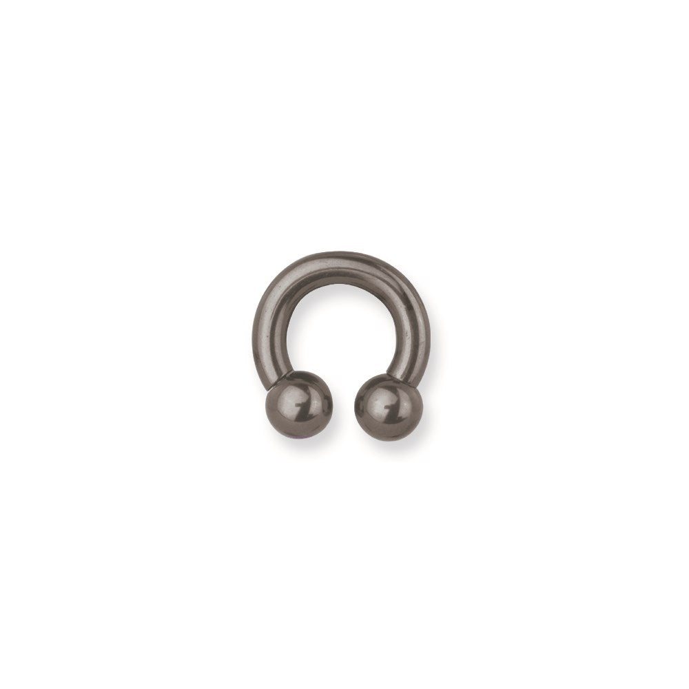 Solid Titanium Circ BB 6G (4.1mm) 1/2 (13mm) Dia Solid Titanium w 2 8mm