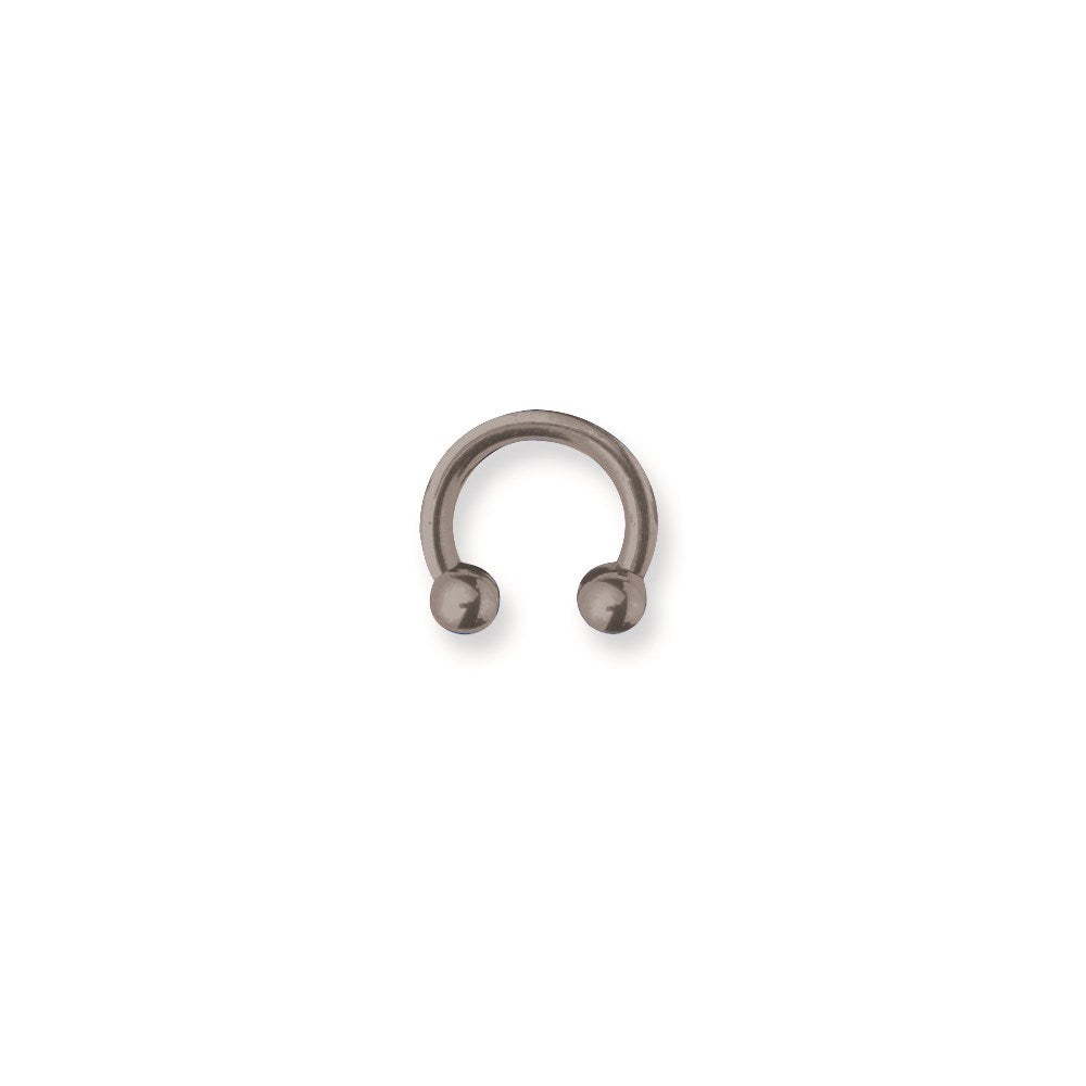 Solid Titanium Circ BB 8G (3.2mm) 1/2 (13mm) Dia w 6mm Balls Uncolored