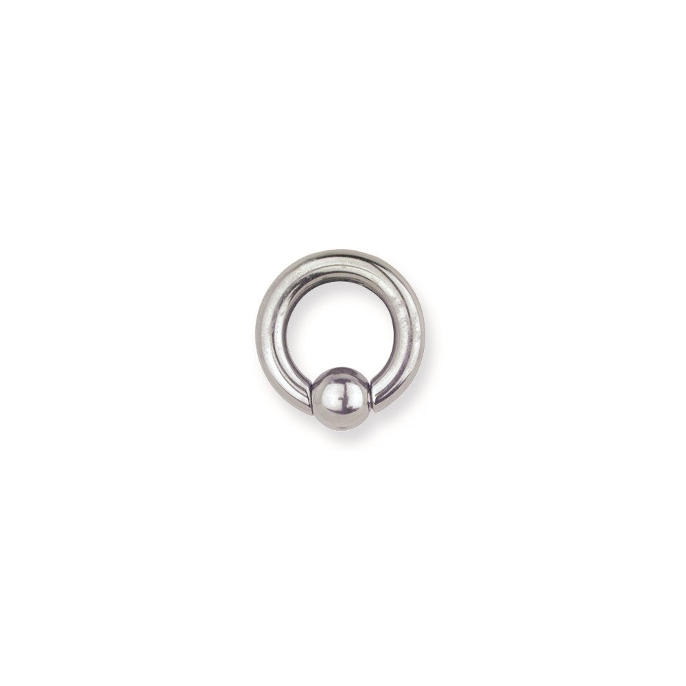 SGSS Captive Ring w Spring Ball 6G (4.1mm) 1/2 (13mm) Dia Captive R