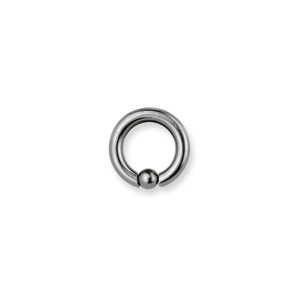 Solid Titanium Captive 6G (4.1mm) 5/8 (15mm) Dia w 6mm Captive Ball Unc