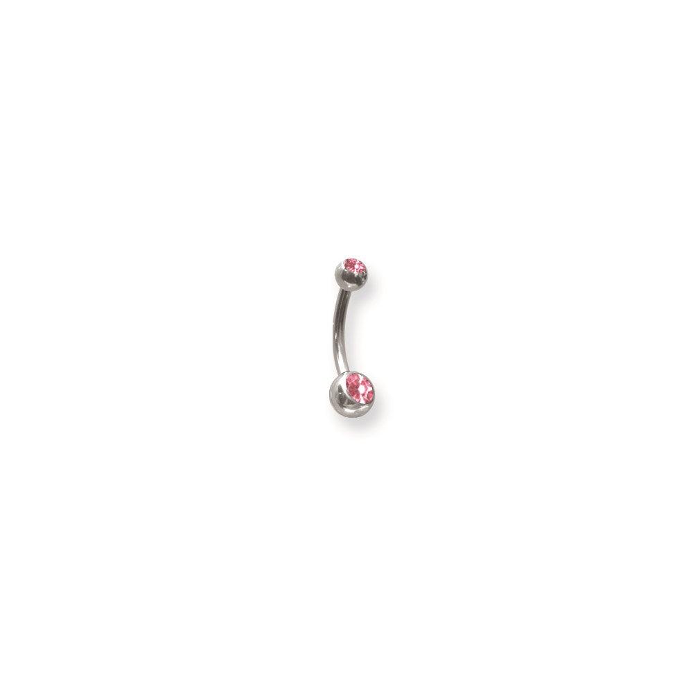 SGSS Int Thrd Curv BBs w 2 Gem Balls 14G (1.6mm) 3/8 (10mm) Long Int Th