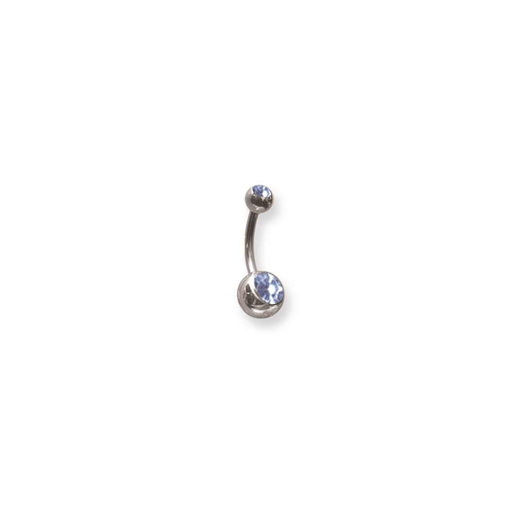 SGSS Int Thrd Curv BBs w 2 Gem Balls 14G (1.6mm) 3/8 (10mm) Long Int Th