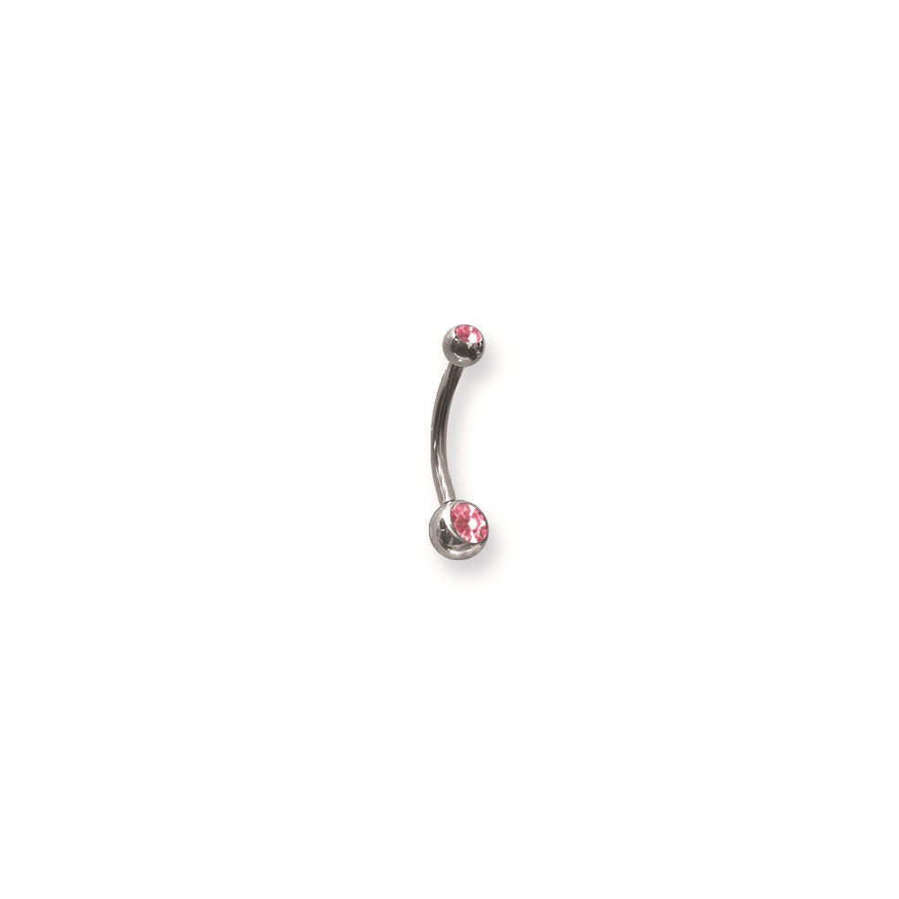 SGSS Int Thrd Curv BBs w 2 Gem Balls 14G (1.6mm) 7/16 (12mm) Long Int T