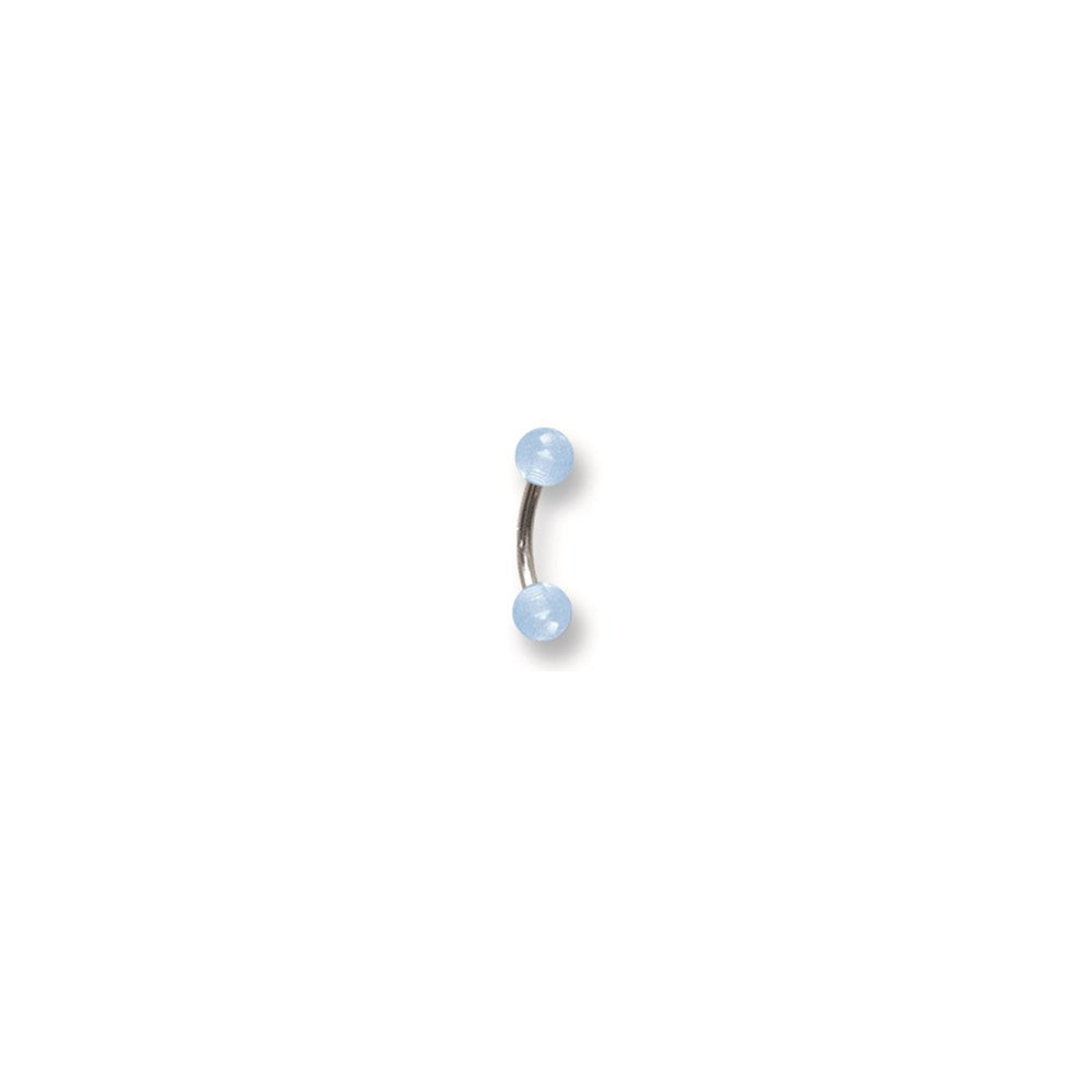 SGSS Curv BB w Glow in Dark Acrylic Balls 16G (1.3mm) 5/16 (8mm) Long 4