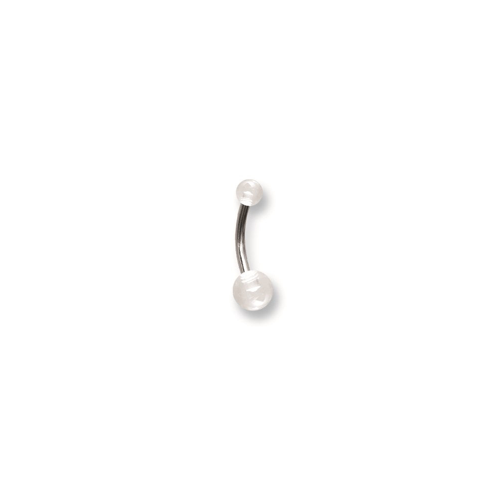 SGSS Curv BB w UV Sensitive Acrylic Balls 14G (1.6mm) 7/16 (12mm) Long