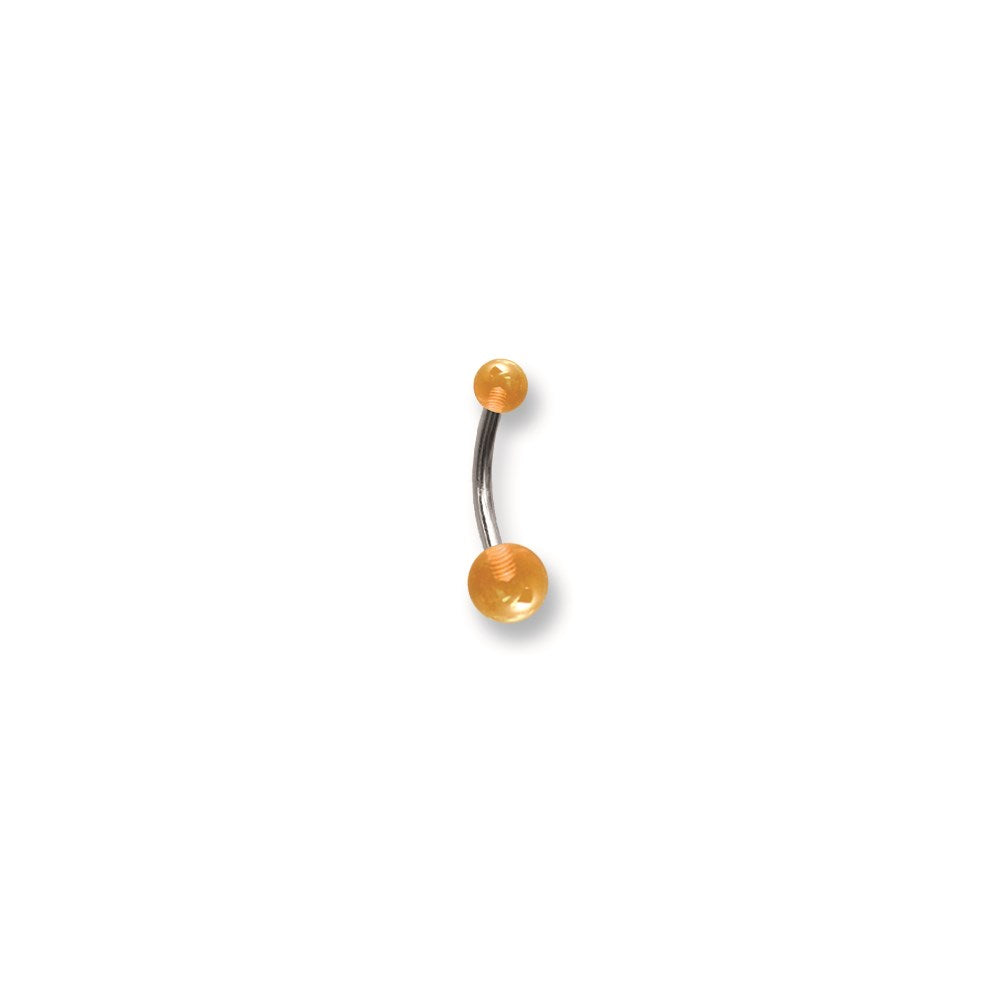 SGSS Curv BB w UV Sensitive Acrylic Balls 14G (1.6mm) 7/16 (12mm) Long