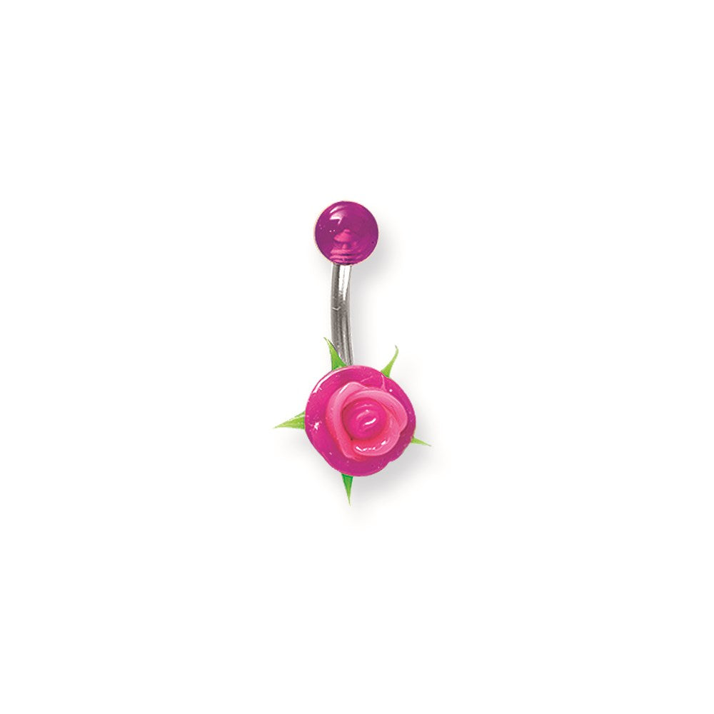 SGSS Curv BB w Multi Colored Silicone Flower & Top UV Ball on 90 degree s