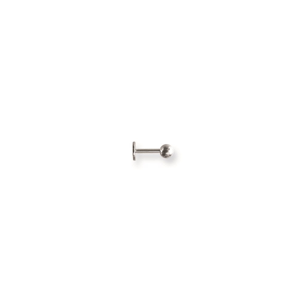 SGSS Labret w Stl Ball Labret w Stl Ball 16G (1.3mm) 1/4 (6mm) Long w 4