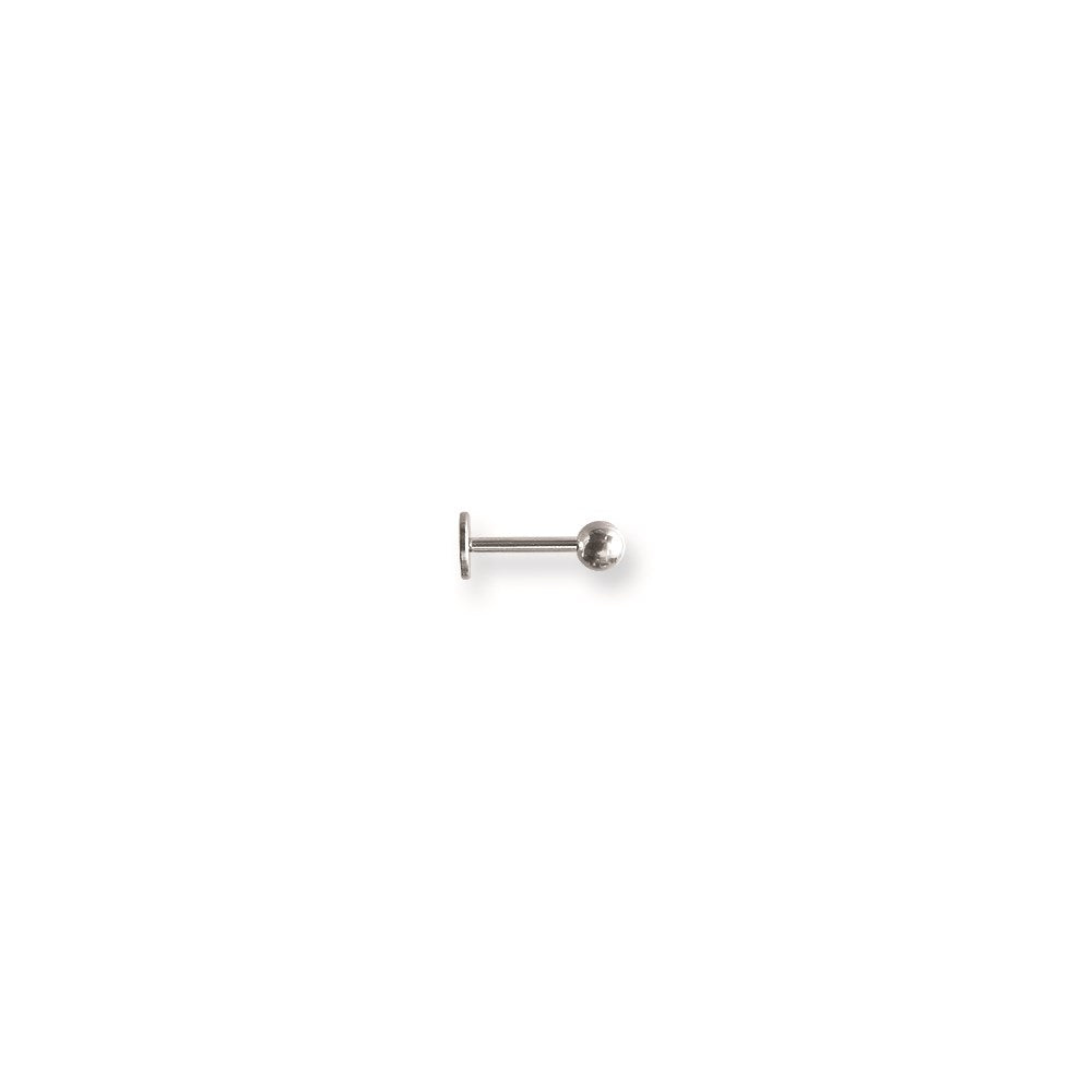 SGSS Labret w Stl Ball Labret w Stl Ball 16G (1.3mm) 5/16 (8mm) Long