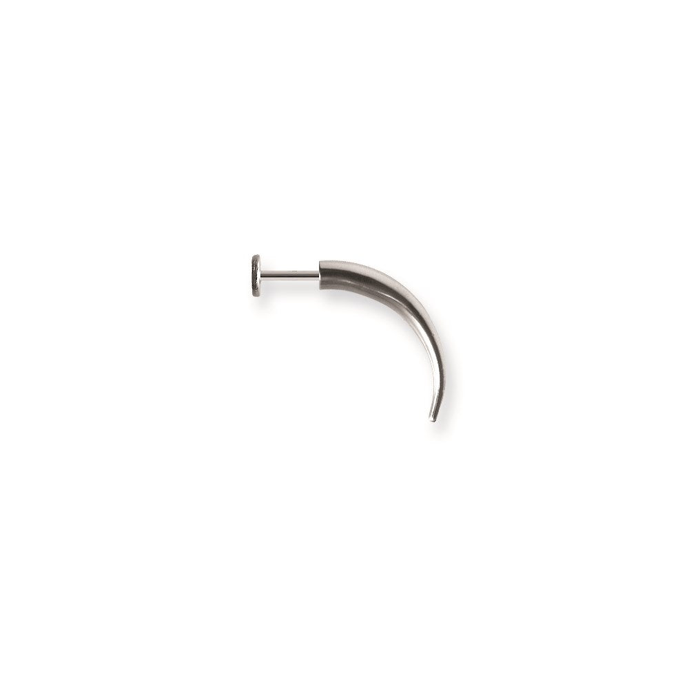 SGSS Labret w Talon 16G (1.3mm) 5/16 (8mm) Long Labret w 25mm long Curv