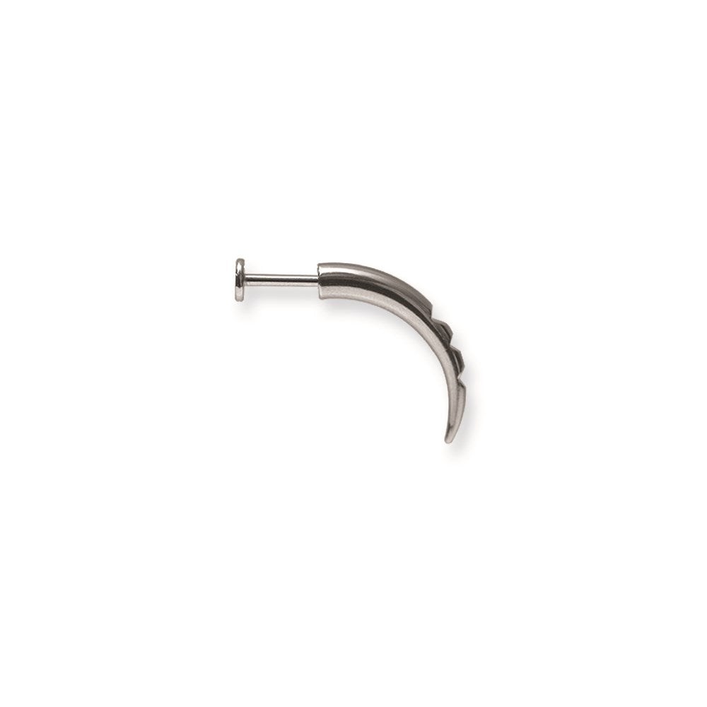 SGSS Labret w Talon 16G (1.3mm) 5/16 (8mm) Long Labret w 25mm long Curv