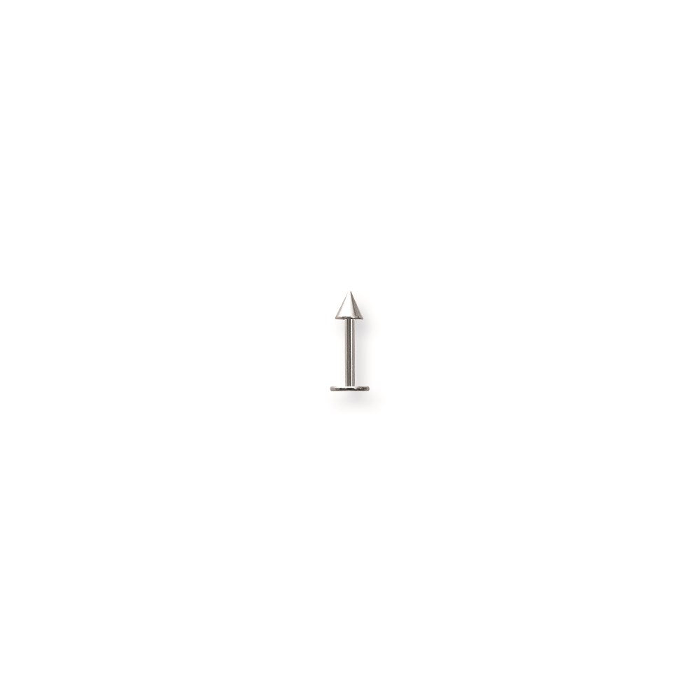 SGSS Labret w Stl Cone 16G (1.3mm) 5/16 (8mm) Long w 3x3mm Cone