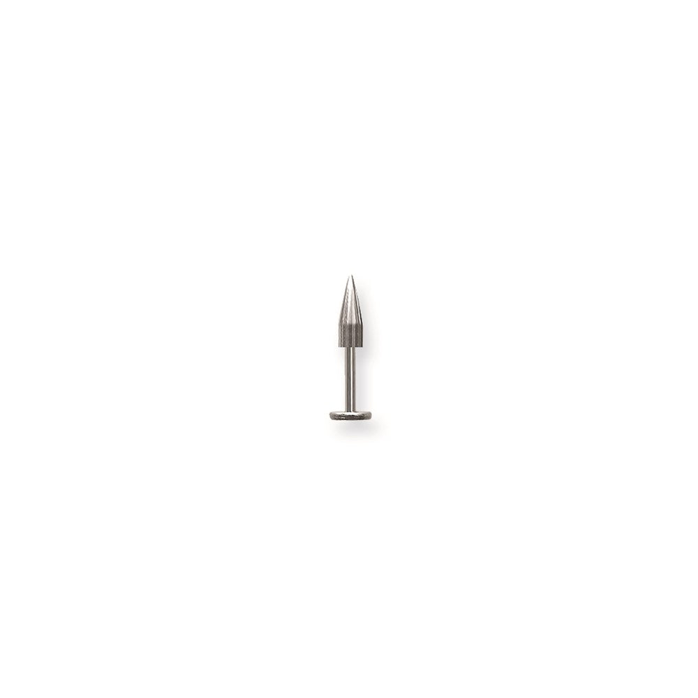 SGSS Labret w Stl Spikes 16G (1.3mm) 5/16 (8mm) Long Labret w 3mm Base