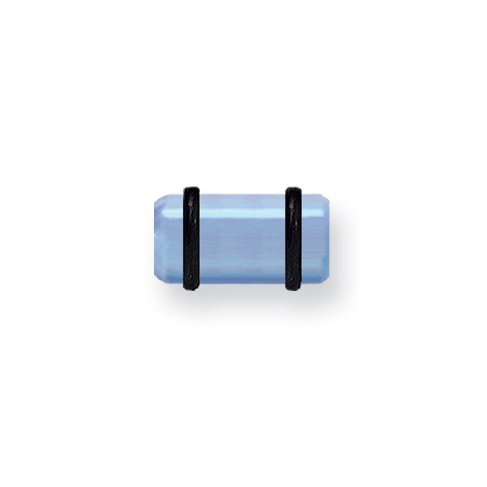 Acrylic Illusion Plug 2G (6.5mm) 1/2 (13mm) Long Illusion Plug w 2 O-Ri