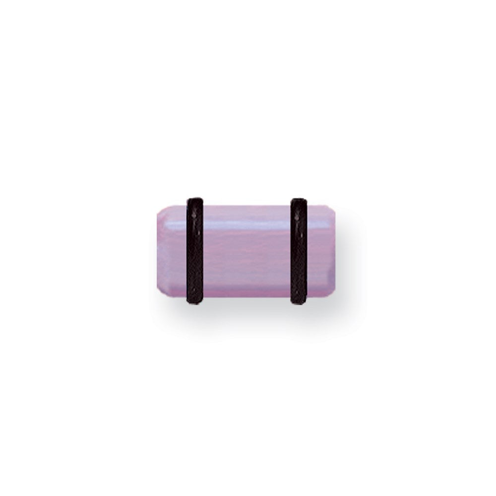 Acrylic Illusion Plug 2G (6.5mm) 1/2 (13mm) Long Illusion Plug w 2 O-Ri