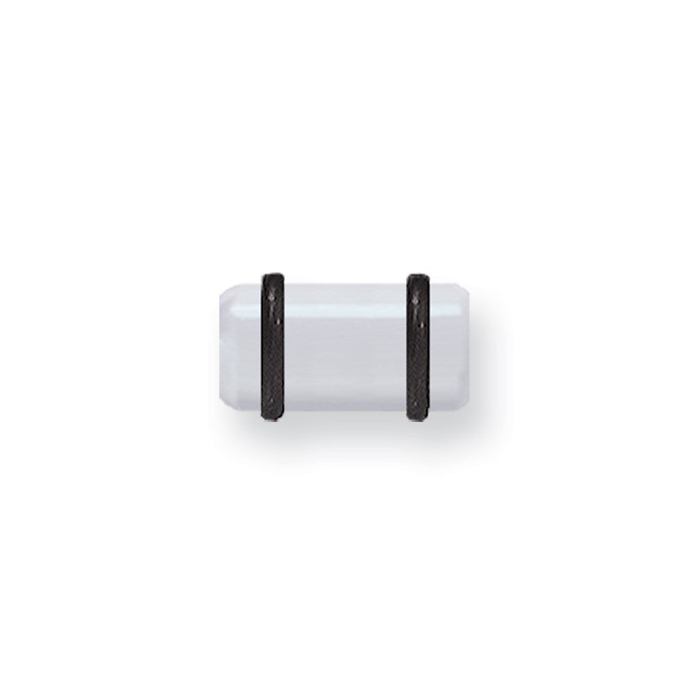 Acrylic Illusion Plug 2G (6.5mm) 1/2 (13mm) Long Illusion Plug w 2 O-Ri