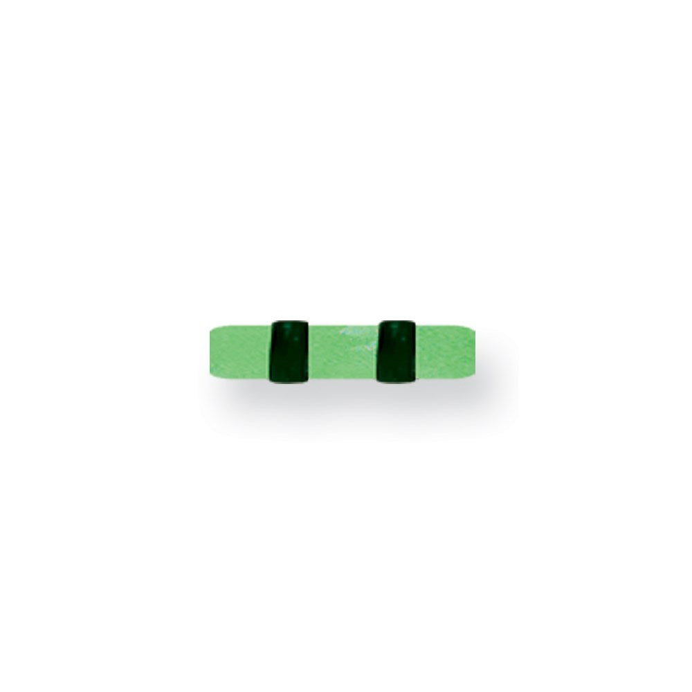 Acrylic UV Sensitive Glow in the Dark Plug w 2 Rubber O-Rings 10G (2.6mm)