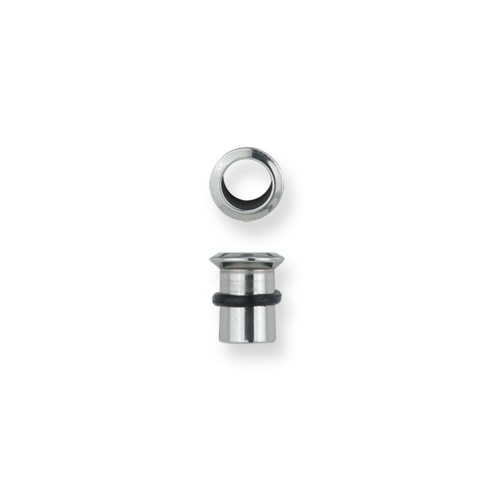 Stainless Stl Plugs & Flesh Tunnels Hardware Theme 0G (8.23mm) Rivet Head F