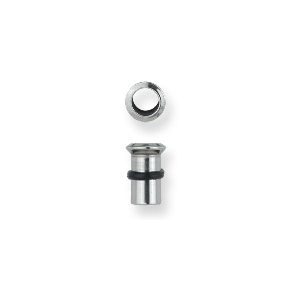 Stainless Stl Plugs & Flesh Tunnels Hardware Theme 2G (6.543mm) Rivet Head