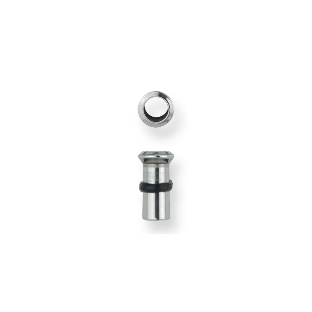 Stainless Stl Plugs & Flesh Tunnels Hardware Theme 4G (5.189mm) Rivet Head